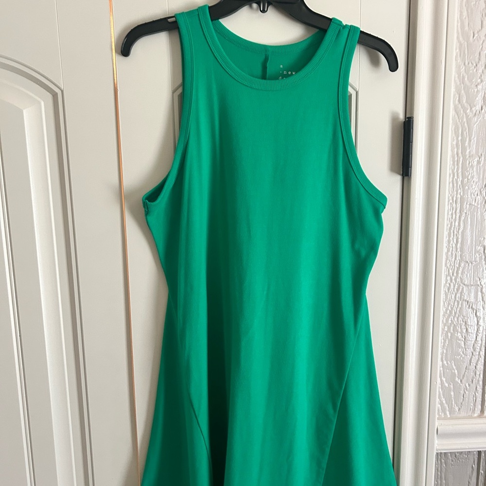 A New Day Vibrant Green Dress